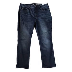 Riders Lee Midrise Straight Leg Dark Wash Jeans, Size 14P, Pre-owned